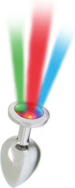 Productafbeelding Rimba Speelgoed - Pisa - Butt Plug met LED Lampjes - Zilver