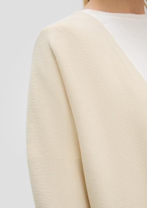 Produktbild s.Oliver Strickjacke Feinstrickjacke aus Viskosemix (40)