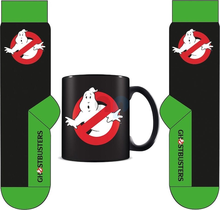Actual product image Pyramid Ghostbusters mug and socks set (315 ml, 4 x)