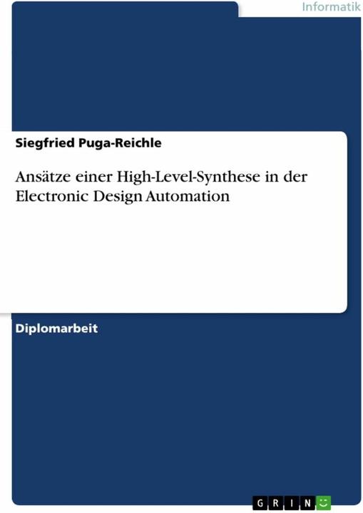 Produktbild Ansätze einer High-Level-Synthese in der Electronic Design Automation (Deutsch, 2012)