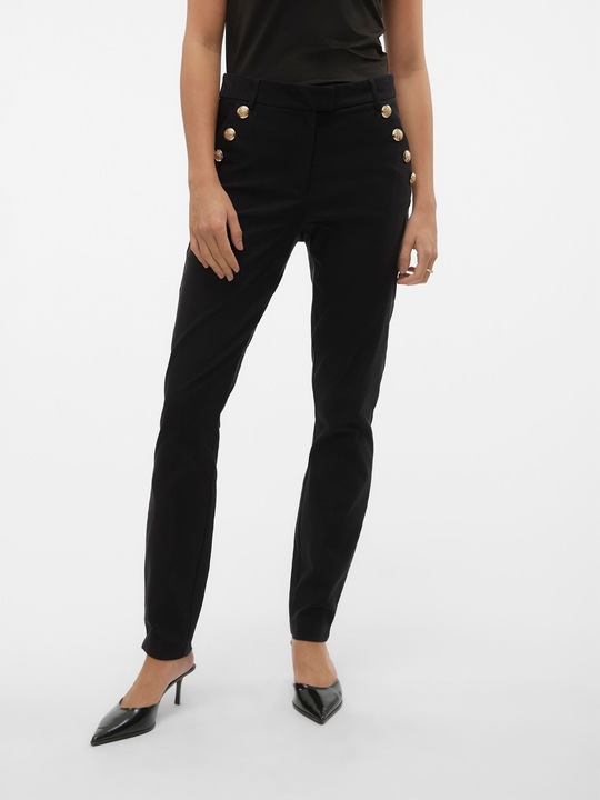 Image du produit Vero Moda VMMILLE MW SLIM BUTTON PANT EXC Pantalon (34)