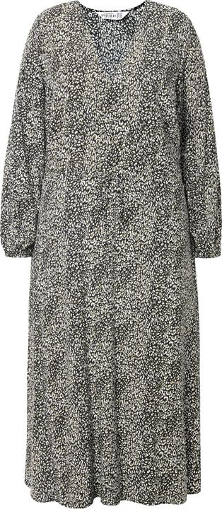 Image du produit Studio Untold Robe maxi coupe trapèze, imprimé léopard et style cache-coeur (46, 48)