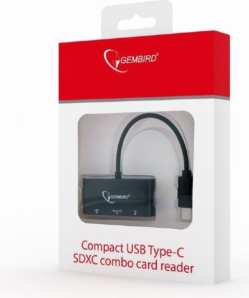 Actual product image Gembird UHB-CR3-02 (USB-C)