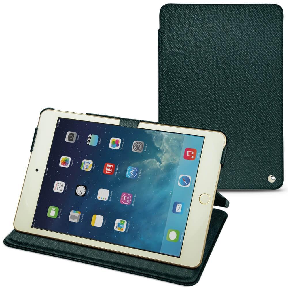 Thumbnail - Noreve Lederschutzhülle horizontal (iPad Mini 5), Tablet Hülle, Grün