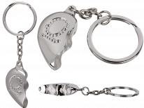 Actual product image Ootb Metal keychain, Broken Heart
