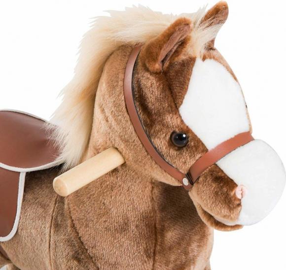 Actual product image Homcom Plush Rocking Horse for Children