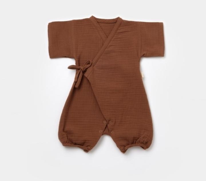 Actual product image BabyCosy Double Breasted short sleeved Romper (62)