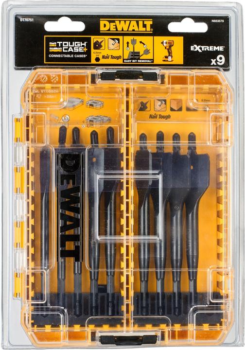 Produktbild DeWalt HolzFraesbohrerSet 9tlg. (12 Millimeter, 14 Millimeter, 16 Millimeter, 18 Millimeter, 25 Millimeter, 28 Millimeter, 32 Millimeter, 4-22 Millimeter, bis 20 Millimeter)