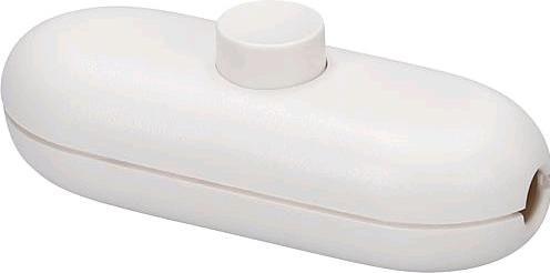 Actual product image interBär Push-button switch white 1pin.2A 5 pcs.