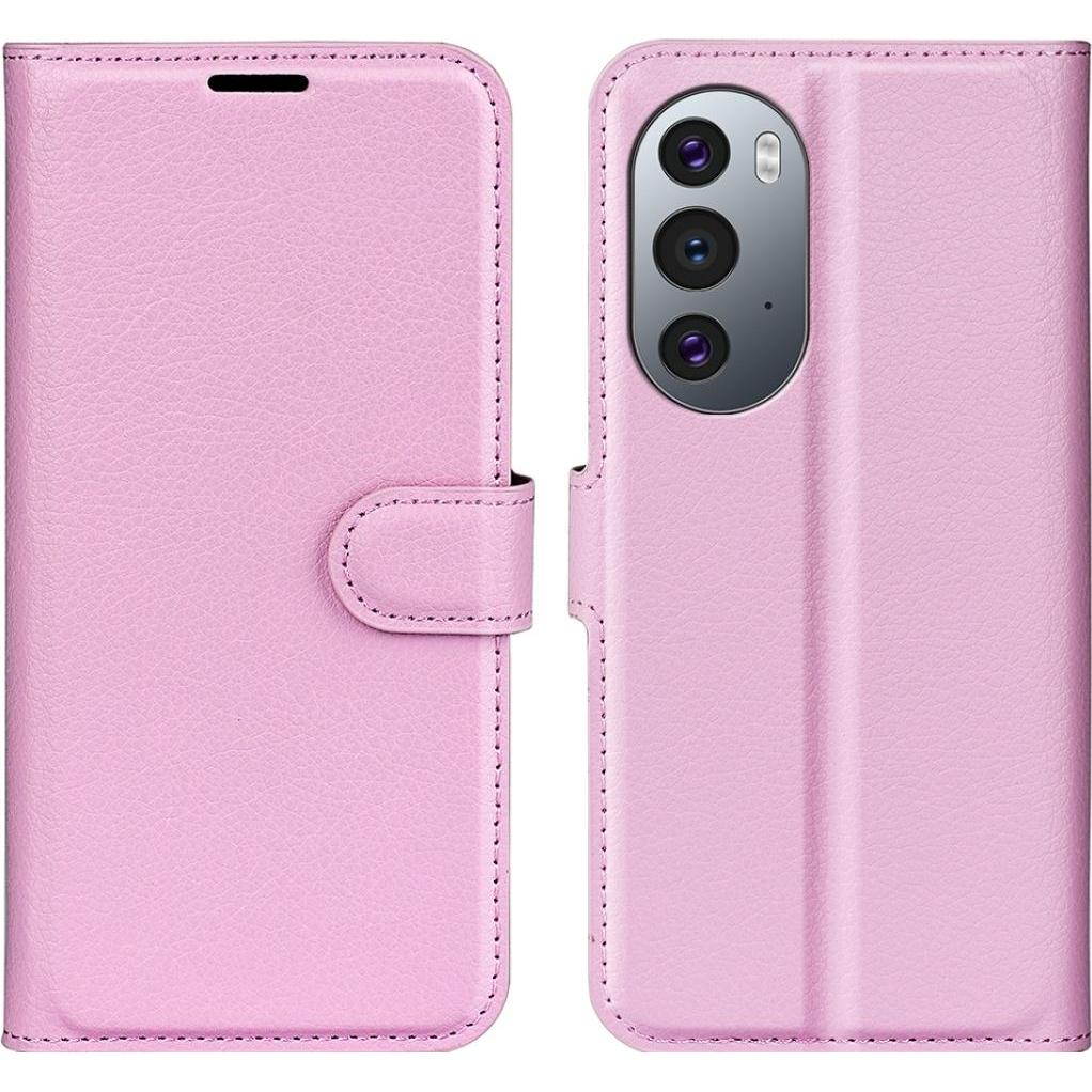 Screenguard Motorola Edge 30 Pro Leather Guard Lederhülle (Motorola Edge 30 Pro), Smartphone Hülle, Rosa