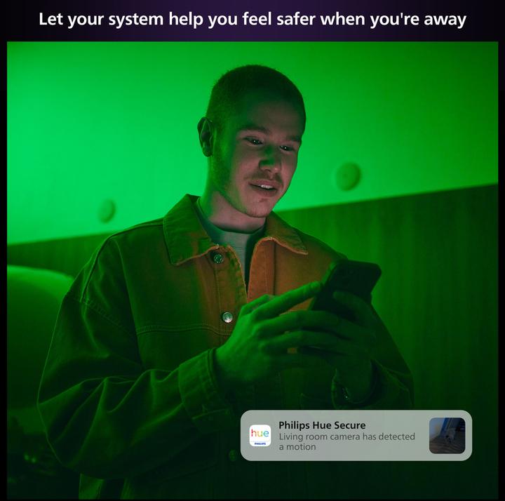 Actual product image Philips Hue Secure Wired Camera with Stand (1920 x 1080 Pixels)