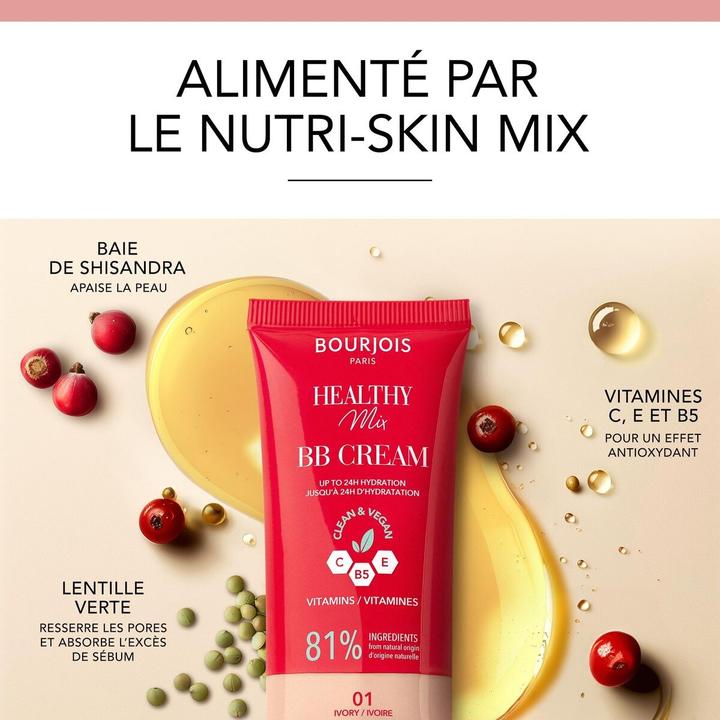 Produktbild Bourjois Healthy Mix Clean & Vegan BB Cream (Warm Beige, 30 ml)