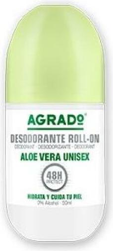 Actual product image Agrado Aloe Vera Roll-On Deodorant 50ml (Roll-on, 50 ml)