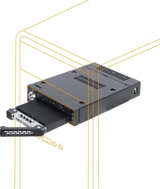 Produktbild Icy Dock IcyDock M.2 PCIe NWMe SSD Mobile Rack for external 3.5 4i 2x