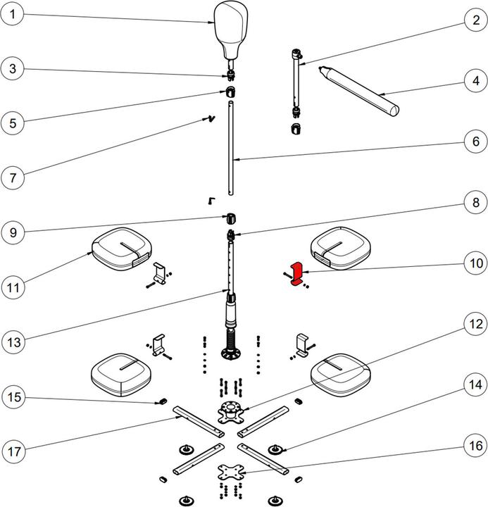Actual product image Outshock Schlauch Ersatzteil