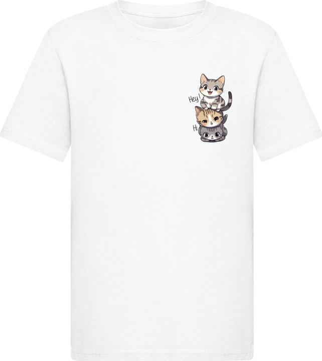 Produktbild Merchcode Kids Hi Cats - Basic Tee - 184955 (158, 164)