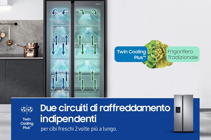 Image du produit Samsung RS68A884CSL Réfrigérateur côte à côte Installation gratuite 635 (635 l)