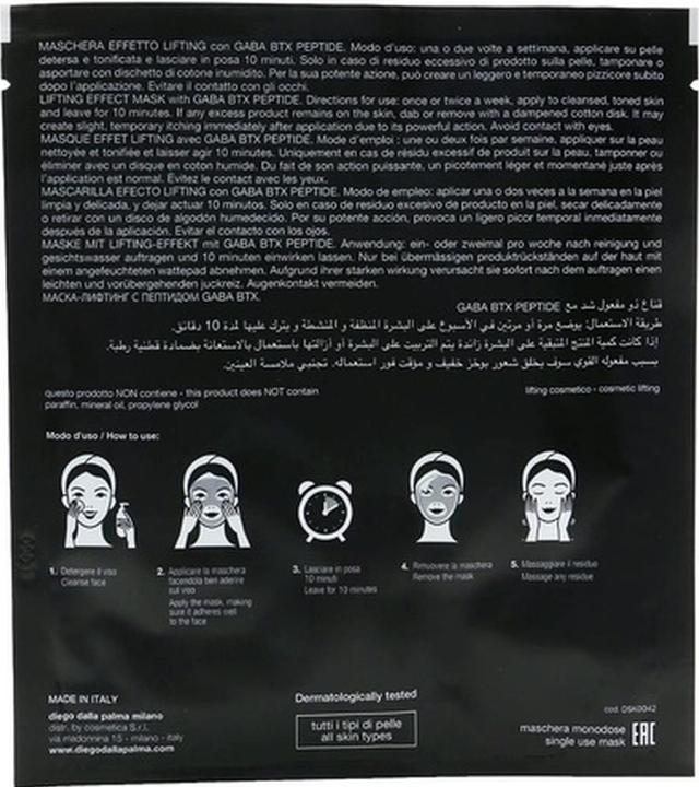 Image du produit Diego dalla Palma Lifting Effect Mask Single Use (25 ml)
