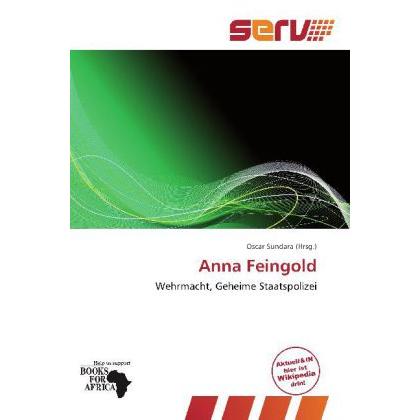 Anna Feingold, Fachbücher