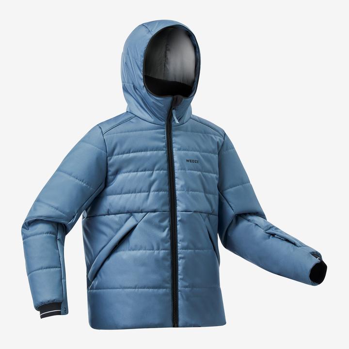 Produktbild Wedze Skijacke Kinder Piste - 100 warm blau (140)