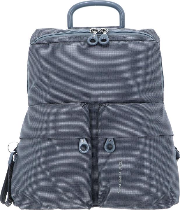 Actual product image Mandarina Duck Lightweight Versatile Backpack with Adjustable Straps and Zippered Pockets