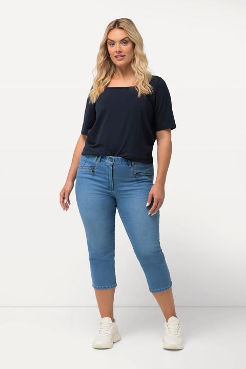 Actual product image Ulla Popken Cropped Stretch-Blend MONY Jeans (52)