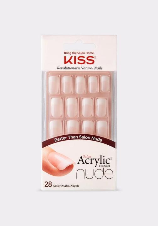 Actual product image KISS Salon Acrylic Nude (Artificial nails, Nude)