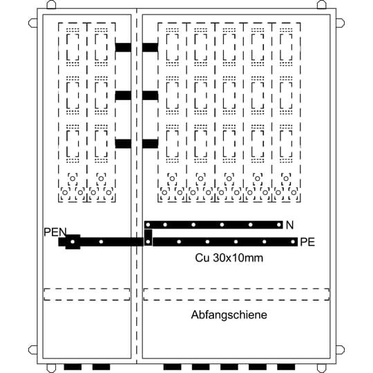 Striebel & John, Verteilerschrank Zubehör, STR KS877 KS877 Hausanschlussschrank