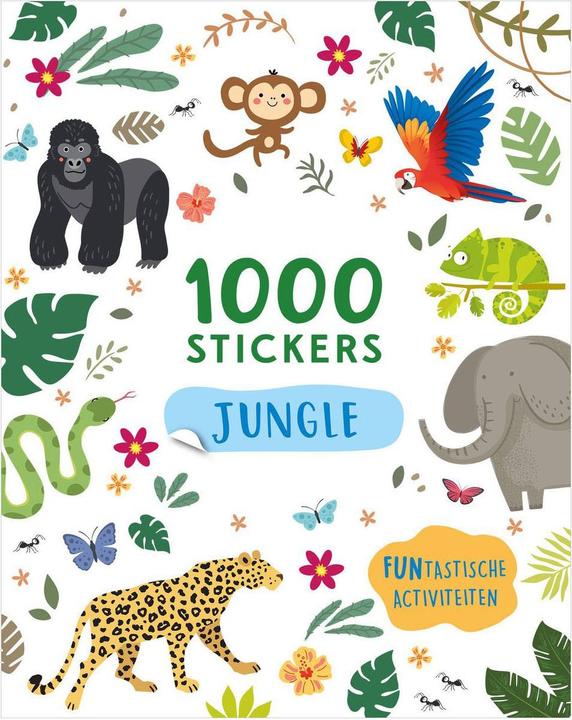 Produktbild Dschungel-Aktivitätsbuch – 1000 Aufkleber (1000 Sticker)