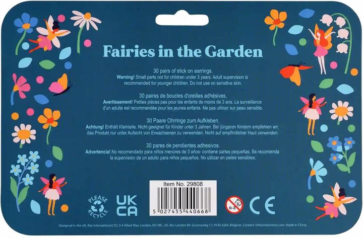 Produktbild Rex London Stick on earrings 30 pairs Fairies in the Garden