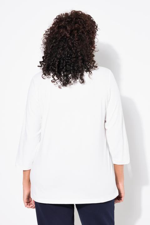 Produktbild Ulla Popken Shirt, Modern, Classic, Rundhals, 3/4-Arm (56)