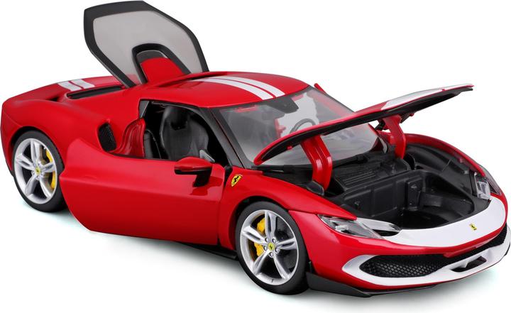 Actual product image Bburago Ferrari R&P 296 GTB Assetto Fiorano 1/18 red