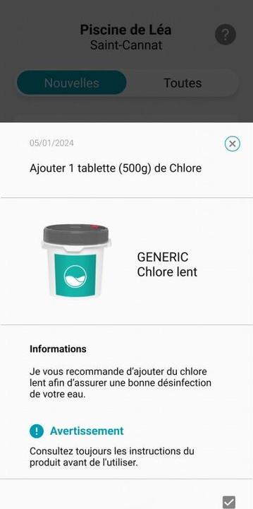 Label énergétique Ondilo Appareil de mesure ICO Pool Chlore