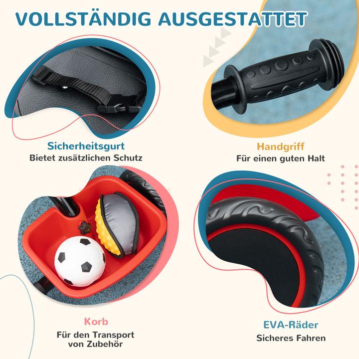 Image du produit Aiyaplay Tricycle pour enfants avec panier arrière