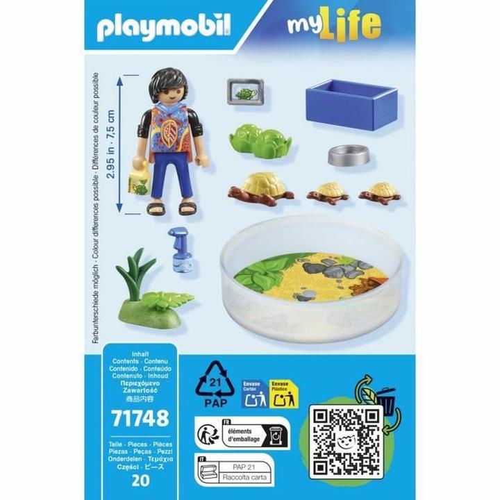 Actual product image Playmobil Turtle terrarium (71748)