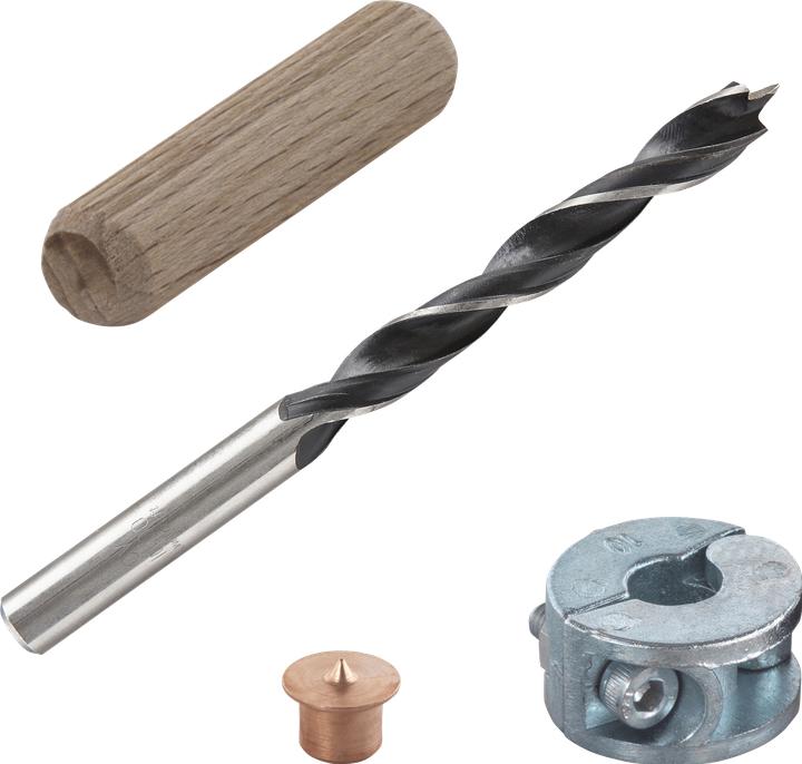 Actual product image wolfcraft 1 dowel set 25 pcs ø10mm (25 pcs.)