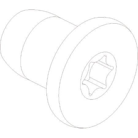 Cubic Zylinderschraube, Torx, niedriger Kopf., Elektronikzubehör + Gehäuse