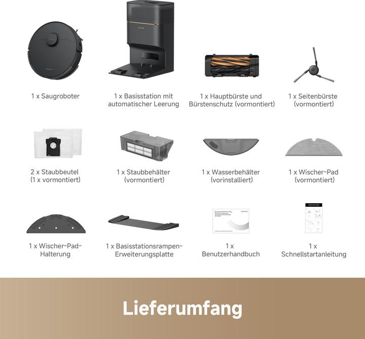 Immagine prodotto Dreame D20 Pro Plus (13000 Pa, Salviettina)