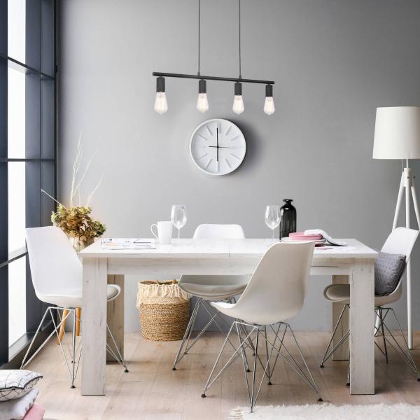 Produktbild Homestyle4u Ausziehbarer Esstisch (160.5 x 90.5 x 76.5 cm)