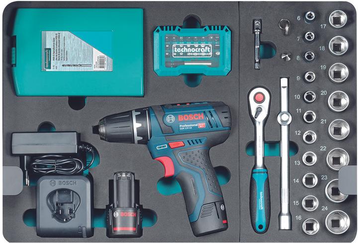 Produktbild technocraft Werkzeugkoffer PRO GSR 147 (147 Teile)