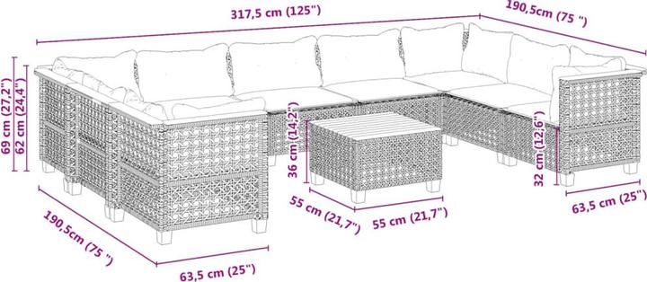 Produktbild vidaXL Alena