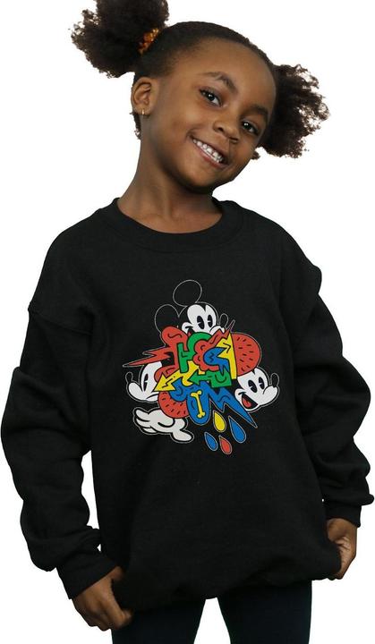 Produktbild Disney Mickey Mouse Vintage Arrows Sweatshirt Mädchen (116)