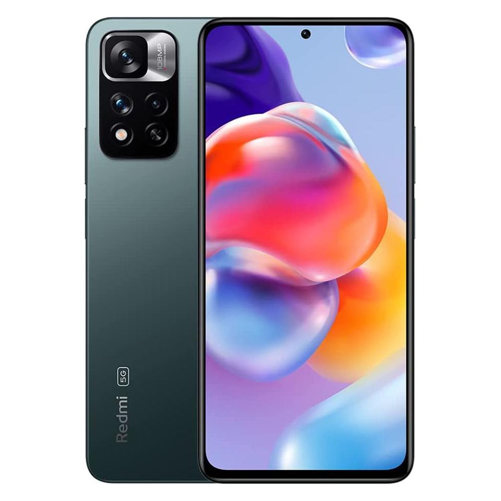 Xiaomi Redmi Note 11 Pro+ 5G (128 GB, Forest Green, 6.67", Hybrid Dual SIM, 5G), Smartphone, Grün