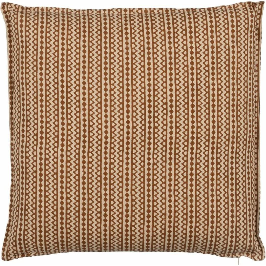 Natec, Dekokissen, Kissen Baumwolle Braun Beige 50 x 50 cm (50 x 50 cm)