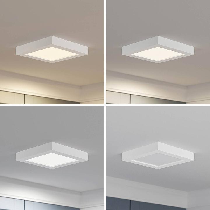 Image du produit Prios Alette Plafonnier LED, blanc 22,7 cm 18W (2092 lm)