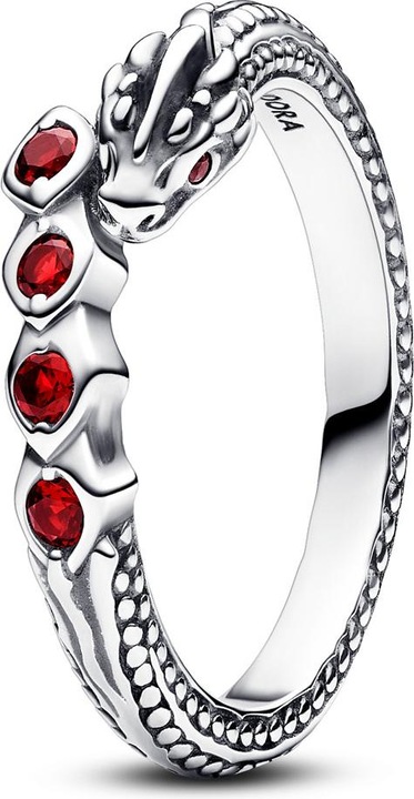 Actual product image Pandora Game of Thrones Dragon Sparkling Ring (50, 925 Silver)