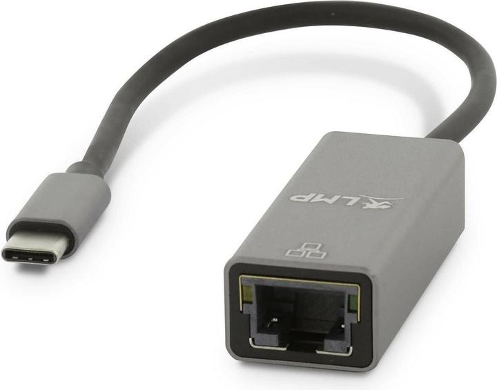LMP USB-C-auf-Gigabit-Ethernet-Adapter, grau (USB-C, RJ45 (1x))