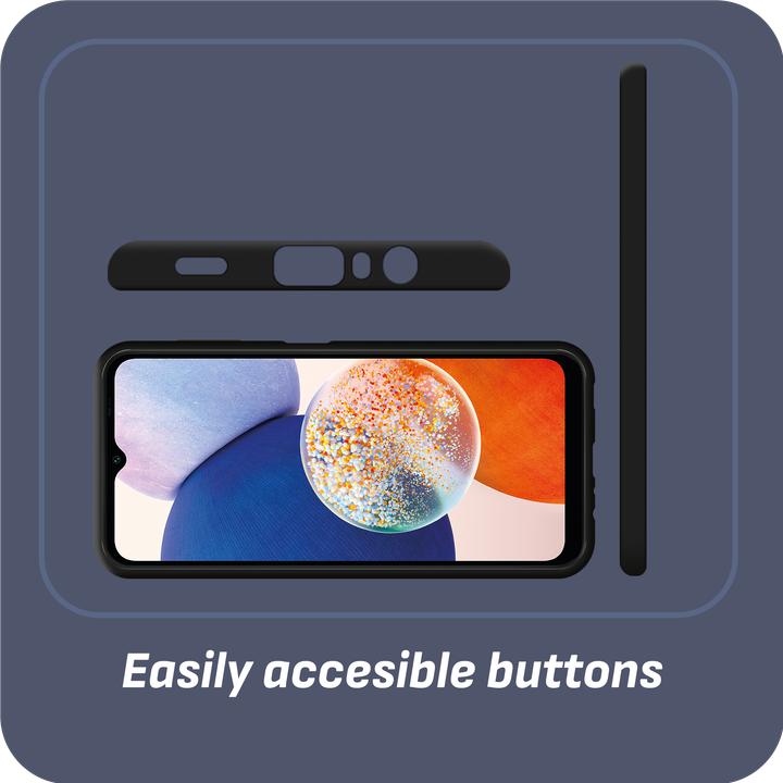 Produktbild Cazy Silikon Hülle Kompatibel mit Samsung Galaxy A14 4G/5G - Soft TPU Schutz - (Samsung Galaxy A14 5G, Samsung Galaxy A14)
