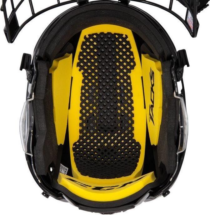 Actual product image CCM Tacks 210 SR Hockeyhelm mit Käfig (Rot, S) (S)