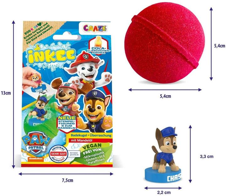 Productafbeelding Craze Paw Patrol verrassingszwembal (Badbommen, 100 g)
